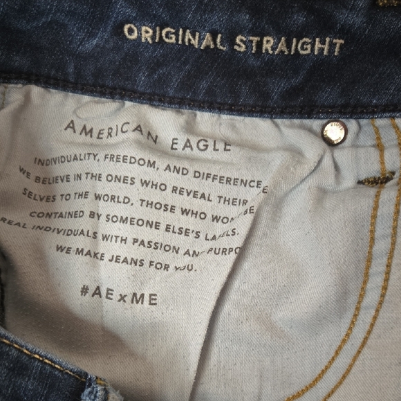 American Eagle Dark Blue Airflex Jeans - Picture 7 of 8